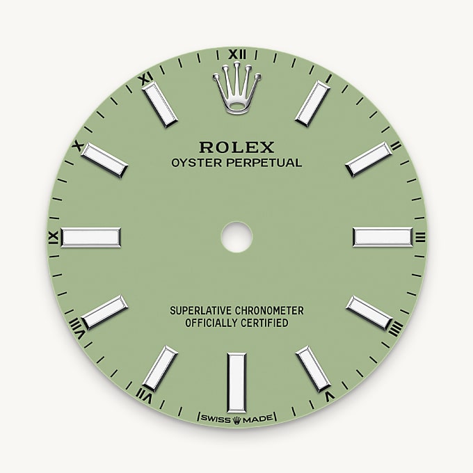 Rolex Oyster Perpetual 34, Esfera pistachio