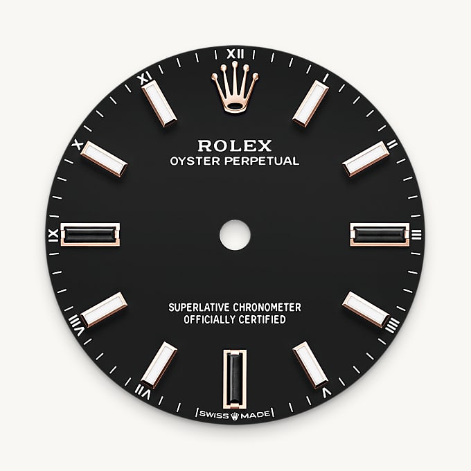 Rolex Oyster Perpetual 34, Esfera negra