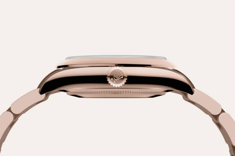 Rolex Oyster Perpetual 34, Oro Everose de 18 quilates