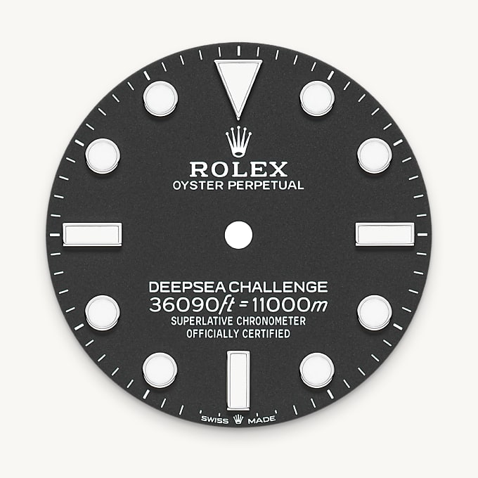 Rolex Deepsea Challenge, Esfera negro intenso
