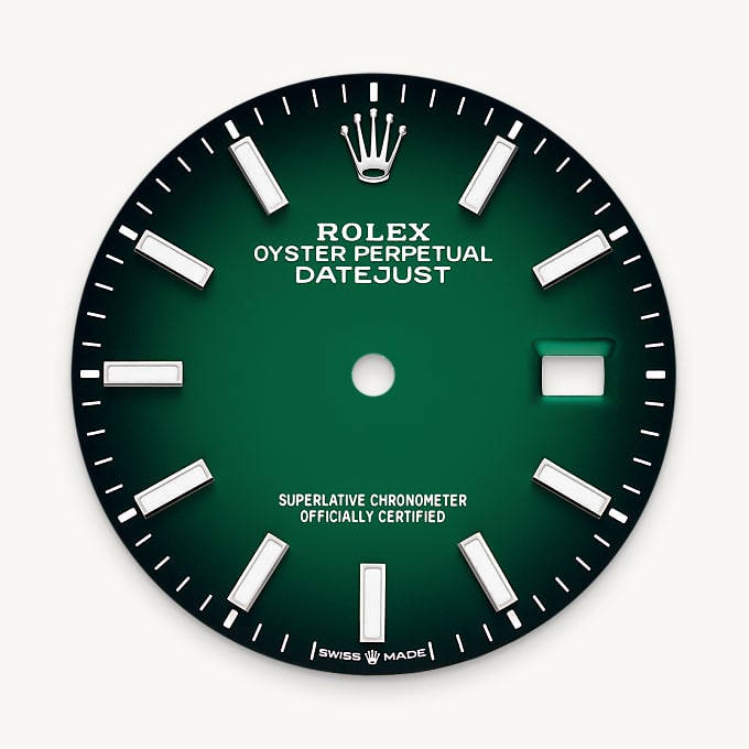 Rolex Datejust 36, Esfera en verde sombreado