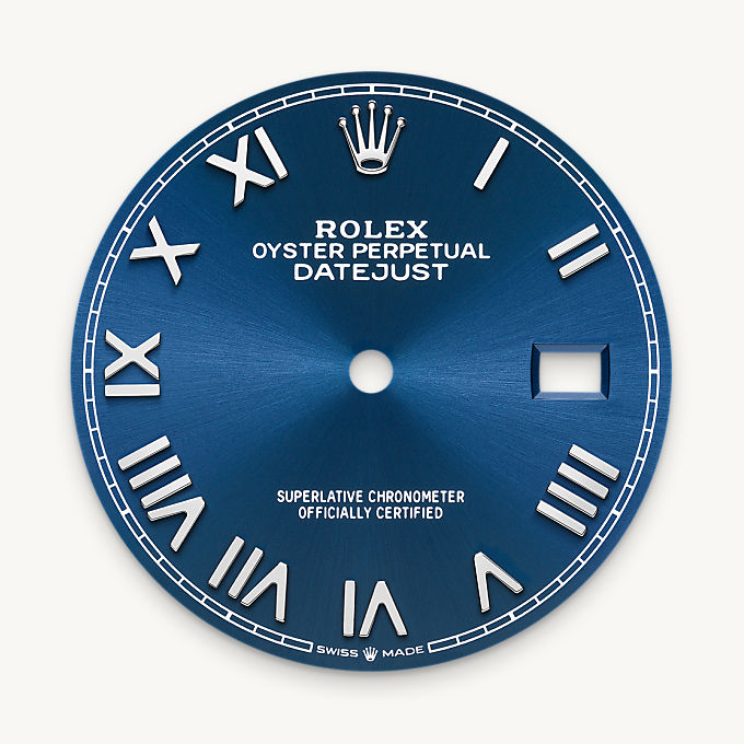 Rolex Datejust 36, Esfera azul vivo