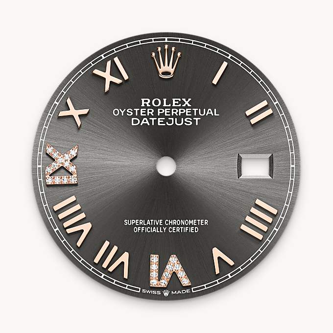 Rolex Datejust 36, Esfera pizarra