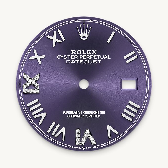 Rolex Datejust 36, Esfera aubergine