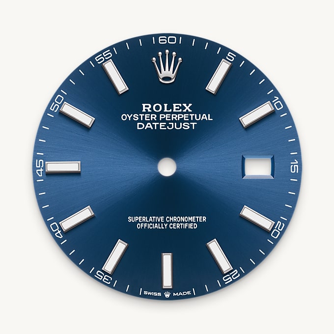 Rolex Datejust 41, Esfera azul vivo