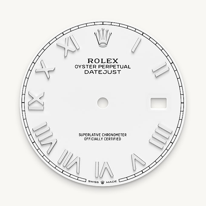 Rolex Datejust 41, Esfera blanca
