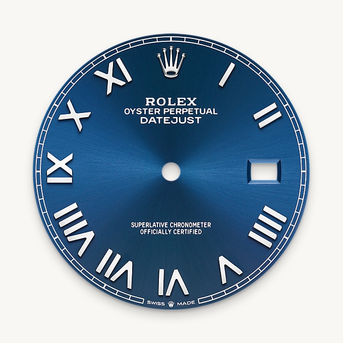 Rolex Datejust 41, Esfera azul vivo