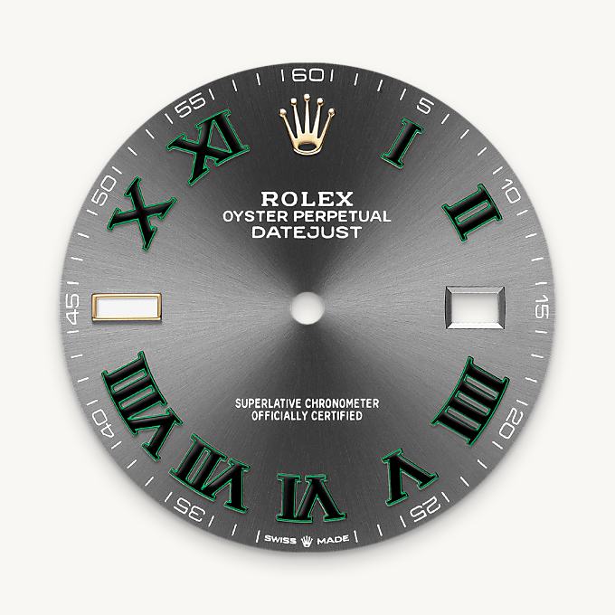 Rolex Datejust 41, Esfera pizarra