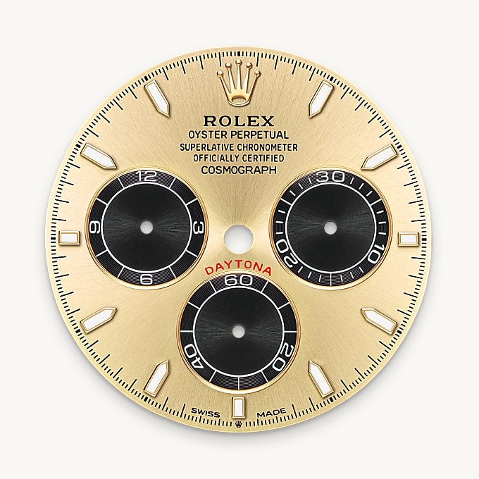 Rolex Cosmograph Daytona, Esfera dorada y negro vivo