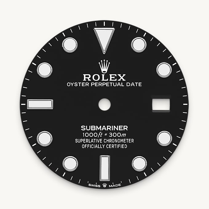 Rolex Submariner Date, Esfera negra