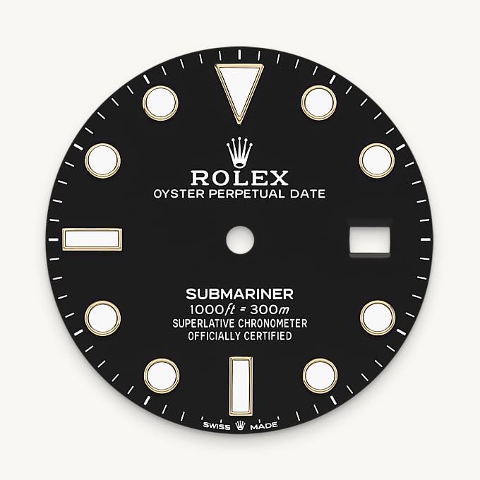 Rolex Submariner Date, Esfera negra