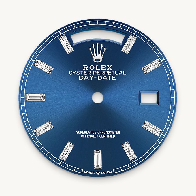 Rolex Day-Date 36, Esfera azul vivo