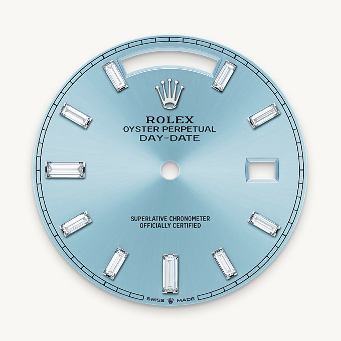Rolex Day-Date 40, Esfera azul glaciar