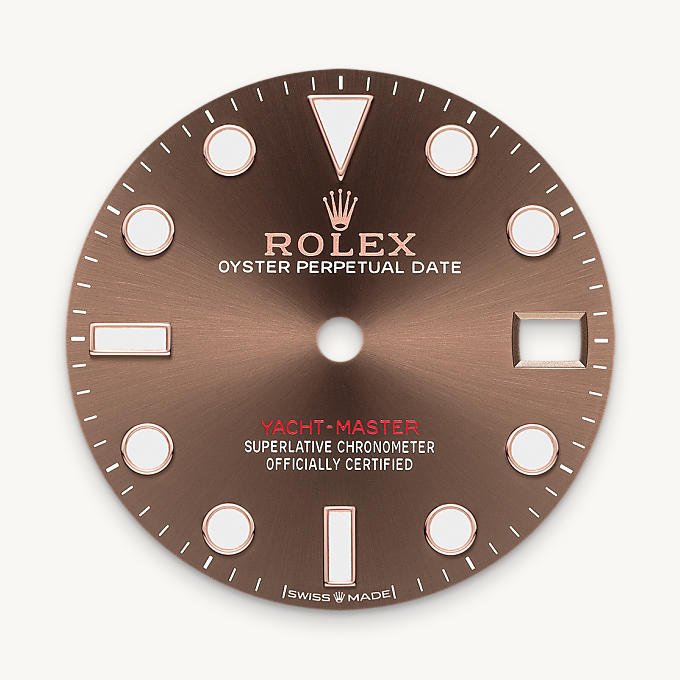 Rolex Yacht-Master 37, Esfera chocolate
