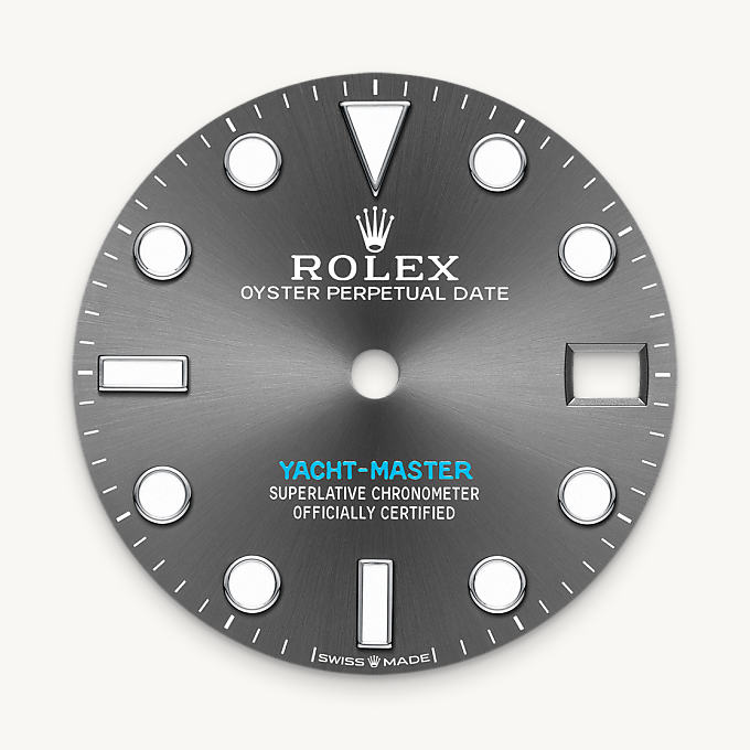 Rolex Yacht-Master 37, Esfera pizarra