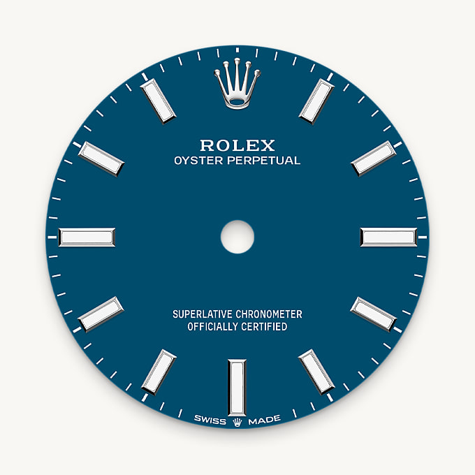 Rolex Oyster Perpetual 31, Esfera med blue