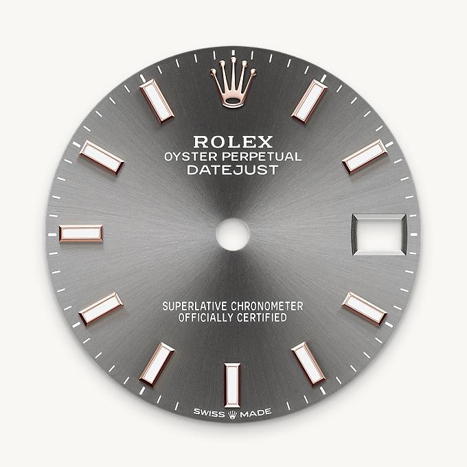 Rolex Datejust 31, Esfera pizarra
