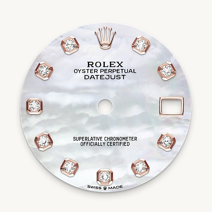 Rolex Datejust 31, Esfera de nácar