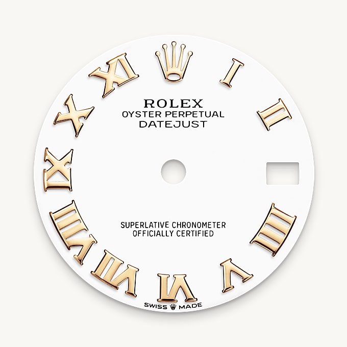 Rolex Datejust 31, Esfera blanca