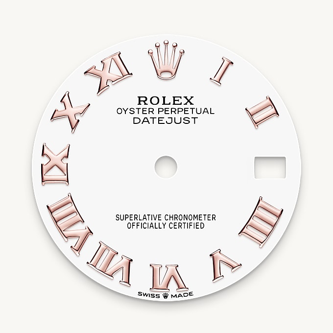 Rolex Datejust 31, Esfera blanca