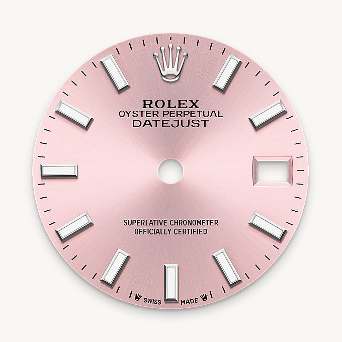 Rolex Lady-Datejust, Esfera rosa
