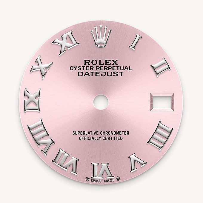 Rolex Lady-Datejust, Esfera rosa