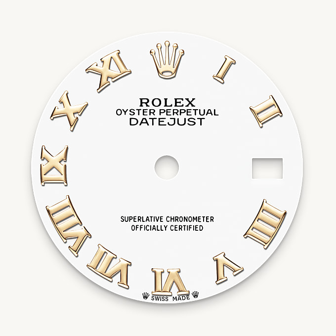 Rolex Lady-Datejust, Esfera blanca