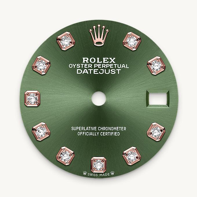 Rolex Lady-Datejust, Esfera verde oliva