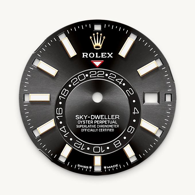 Rolex Sky-Dweller, Esfera negro vivo