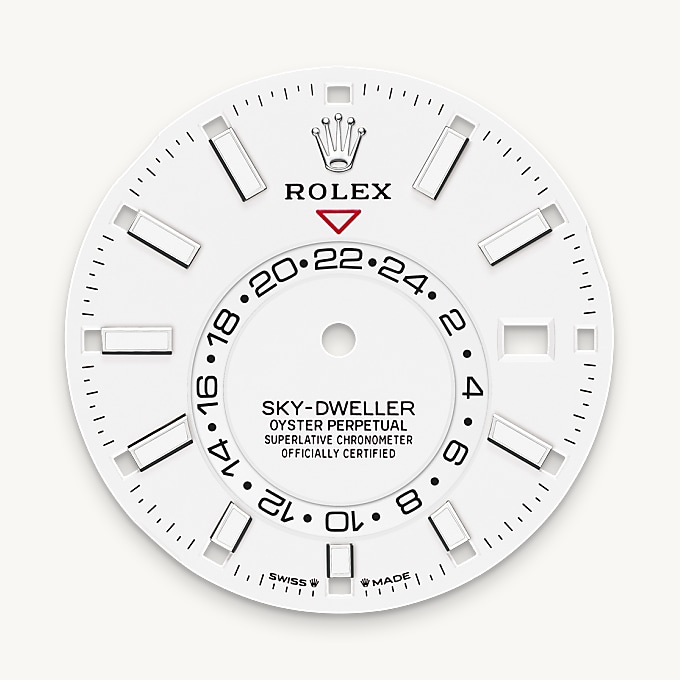 Rolex Sky-Dweller, Esfera blanco intenso