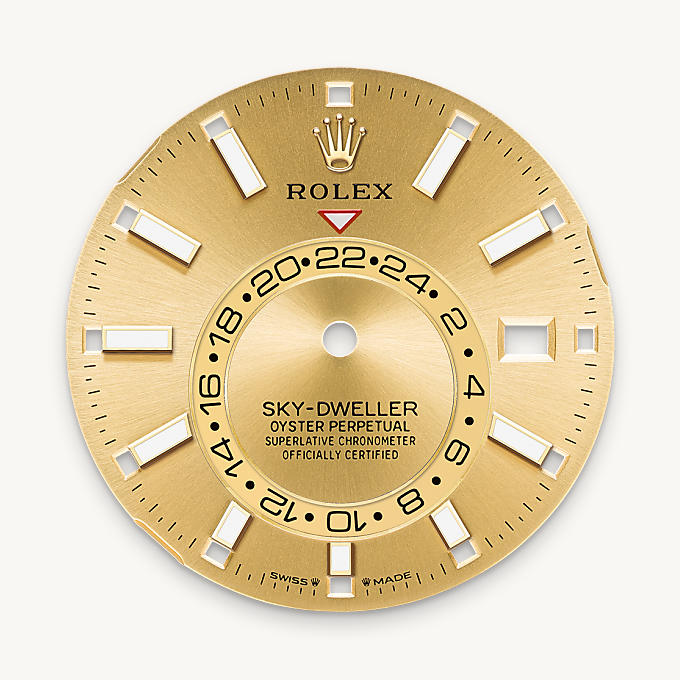 Rolex Sky-Dweller, Esfera color champagne