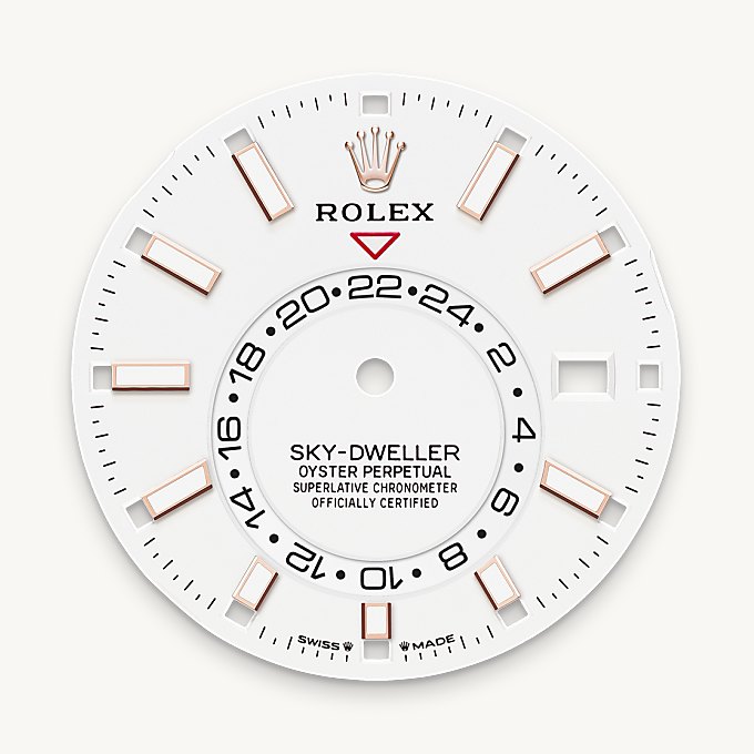 Rolex Sky-Dweller, Esfera blanco intenso