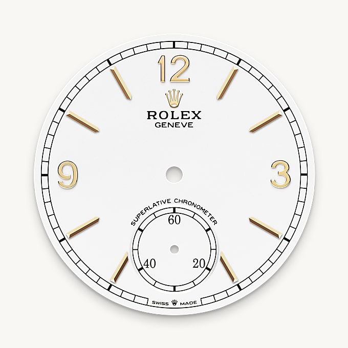 Rolex 1908, Esfera blanco intenso
