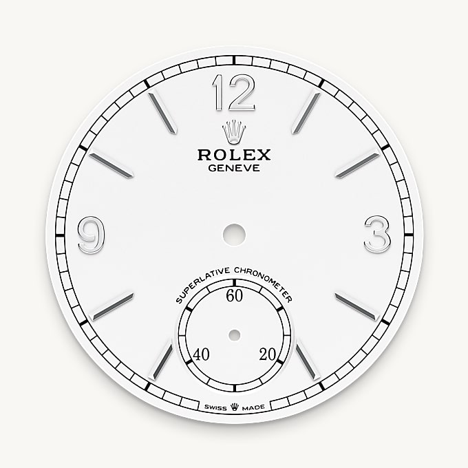 Rolex 1908, Esfera blanco intenso