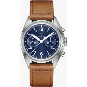 Khaki Aviation Pilot Pioneer Mechanical Chrono<br/>H76409540